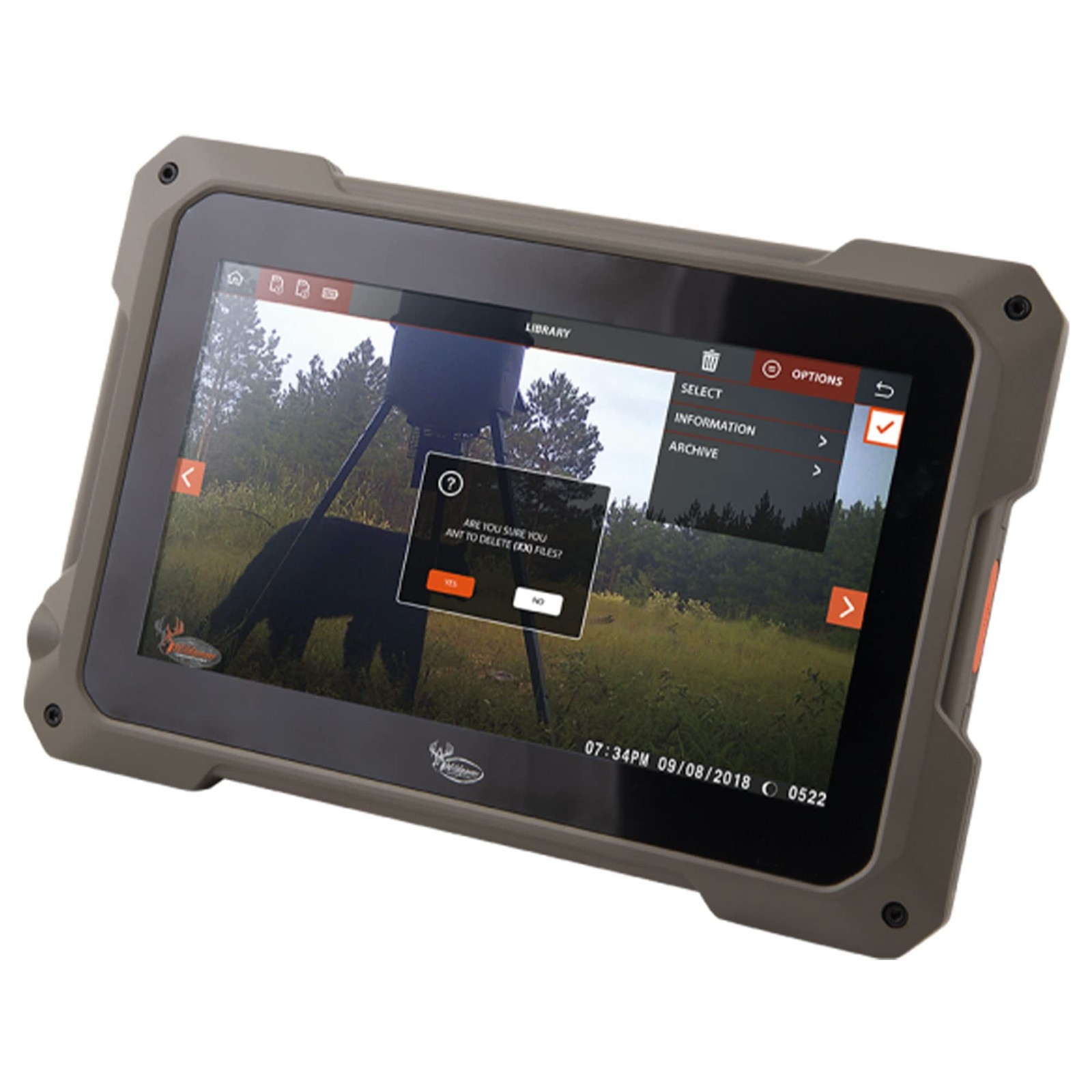 WILDGAME INNOVATIONS Trail Pad Tablet VU70 Dual SD Card Viewer for Hunting & ...