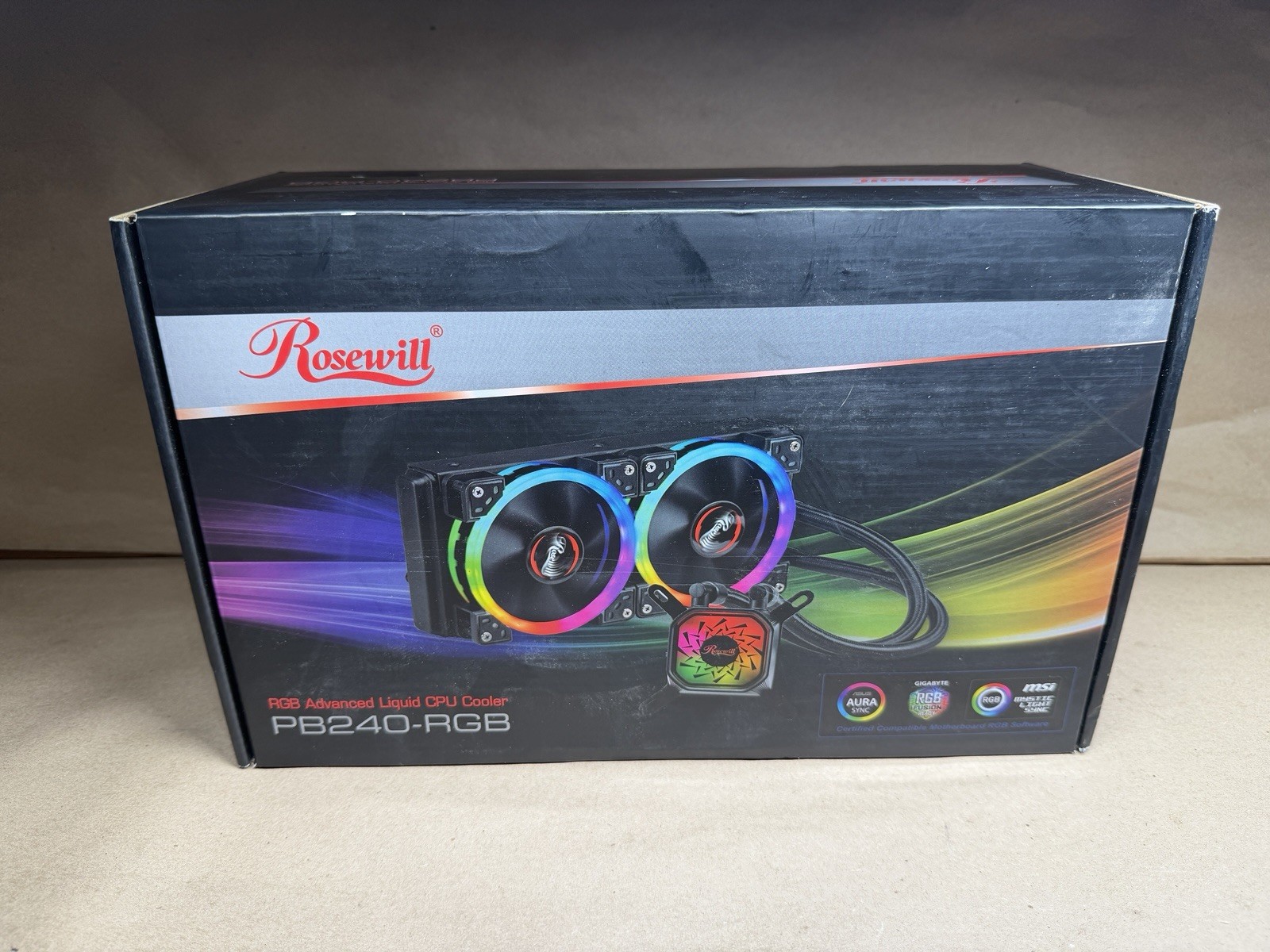 Rosewill PB240-RGB Liquid CPU Cooler | New Sealed