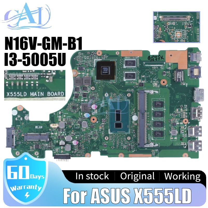 X555LD Mainboard For ASUS X555L X555LD X555LB X555LA Laptop Motherboard I3-5005U