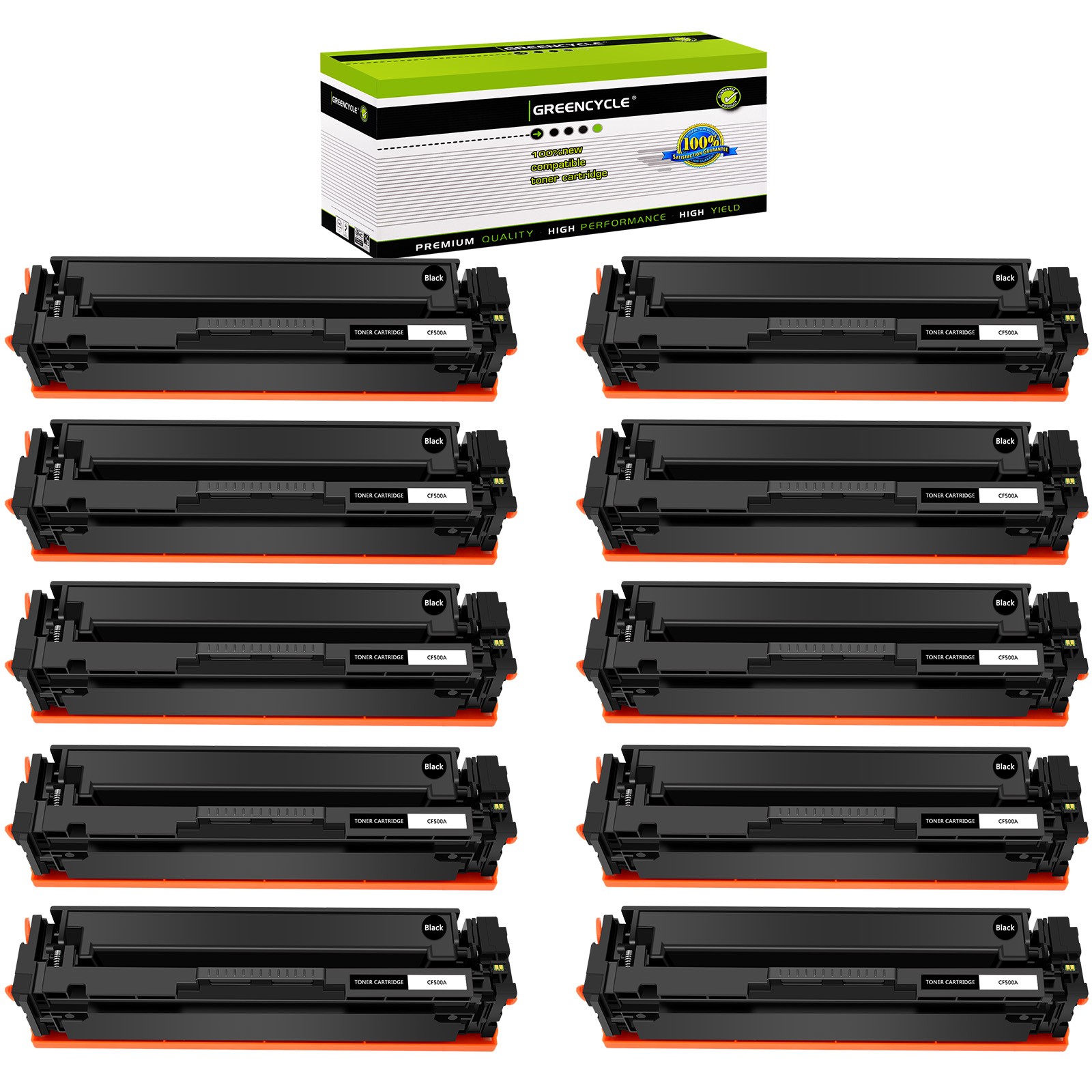 10PK BK CRG054 054 Toner Fit for Canon LBP620 LBP620C LBP621Cw LBP622Cdw LBP623C