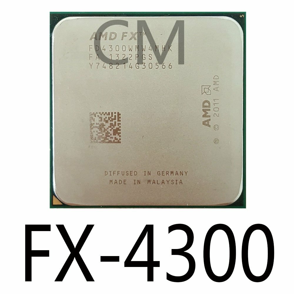 AMD FX-4100 4200 4300 6100 6200 6300 8100 FX-8300 AM3+ CPU Processor