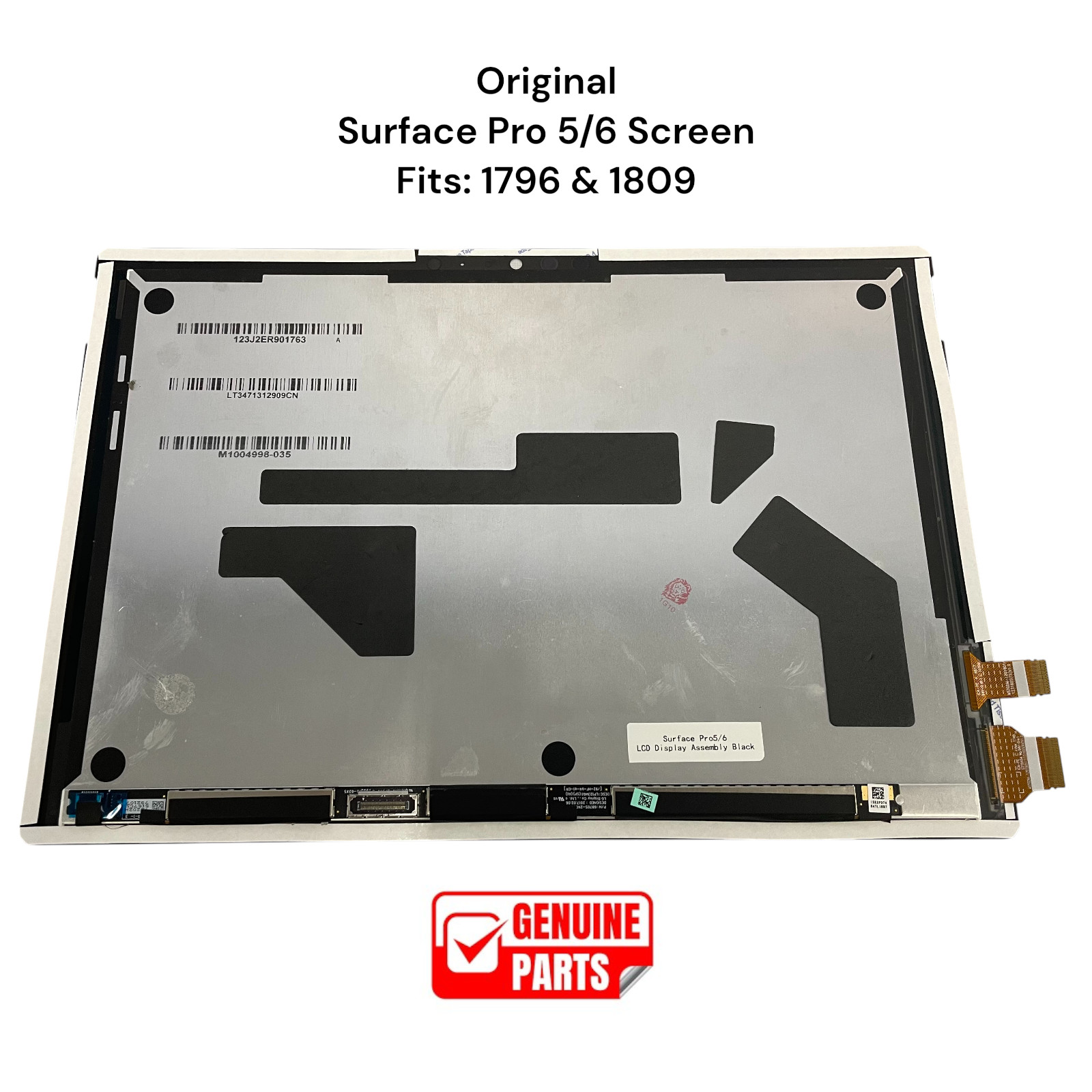 OEM Microsoft Surface Pro 6 1809 2018 12.3" Display LCD Touch Screen Digitizer