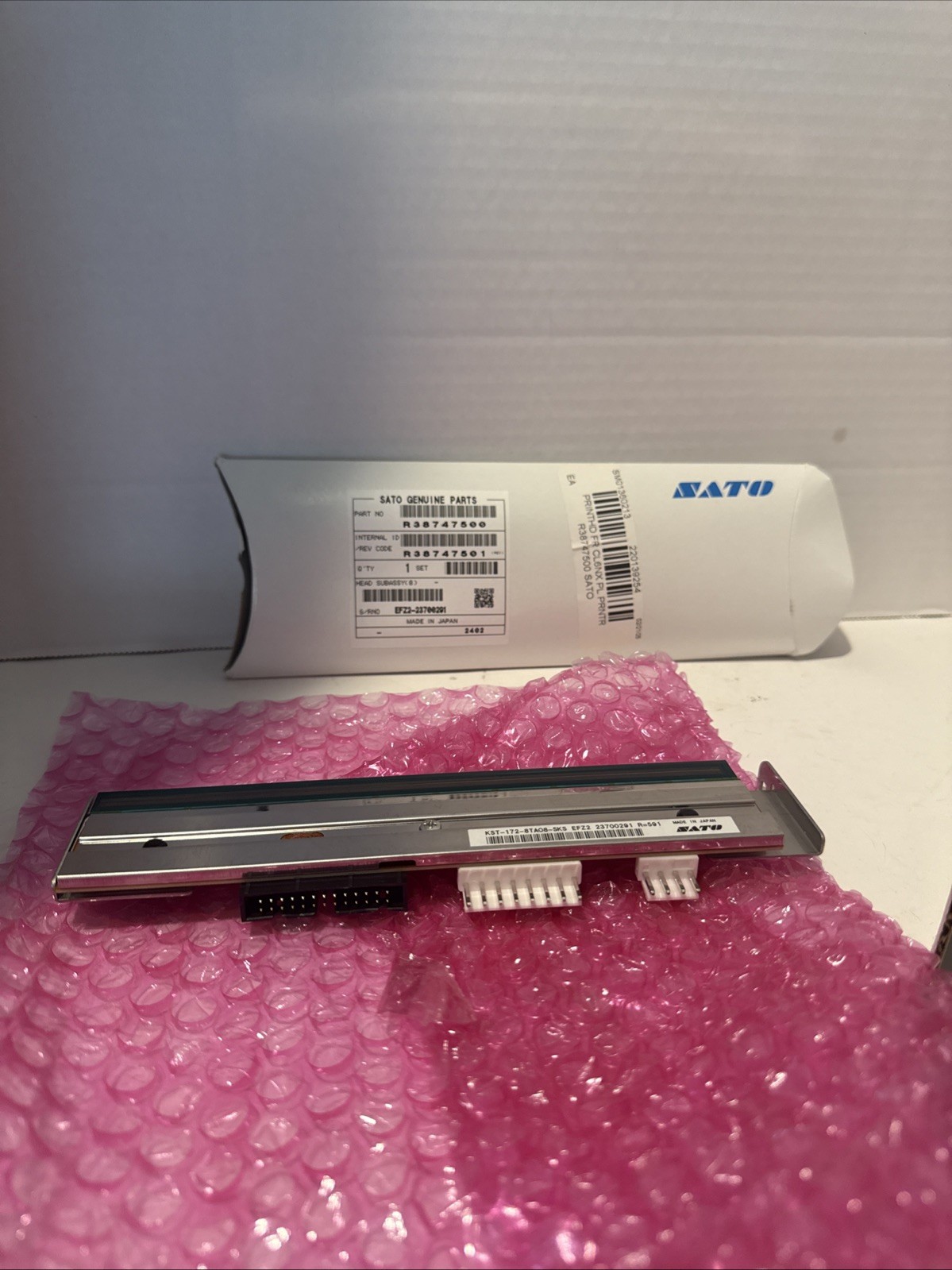 SATO Printhead Head Subassy R38747500 NOS 