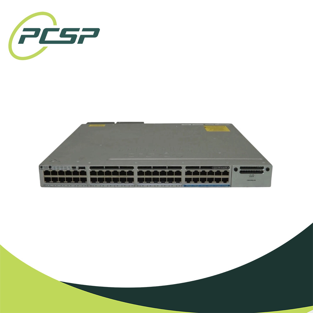 Cisco Catalyst WS-C3850-12X48UW-S 48-Port UPOE mGig Switch 2x 10G C3850-NM-2-10G