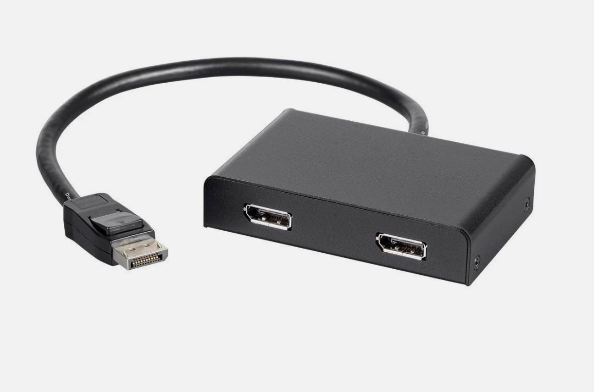 Monoprice 2-Port DisplayPort 1.2 to DP Multi-Stream Transport Hub-21972
