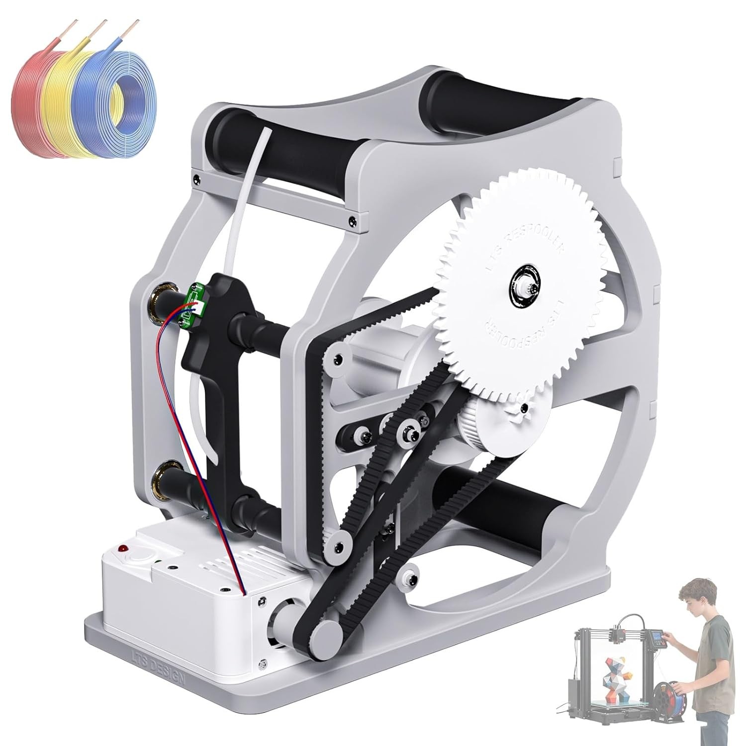 3D Printing Filament Re-spooler/Transfer Eectric Spool Rewinder 1KG -Universal