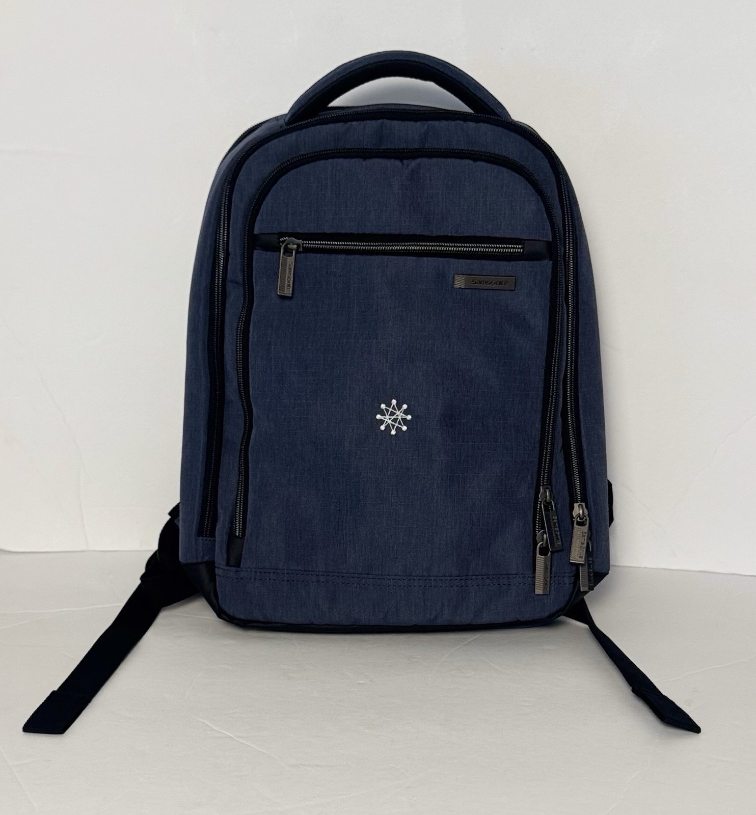 Samsonite Modern Utility Laptop Backpack Blue Chambray 13.3” Travel Business