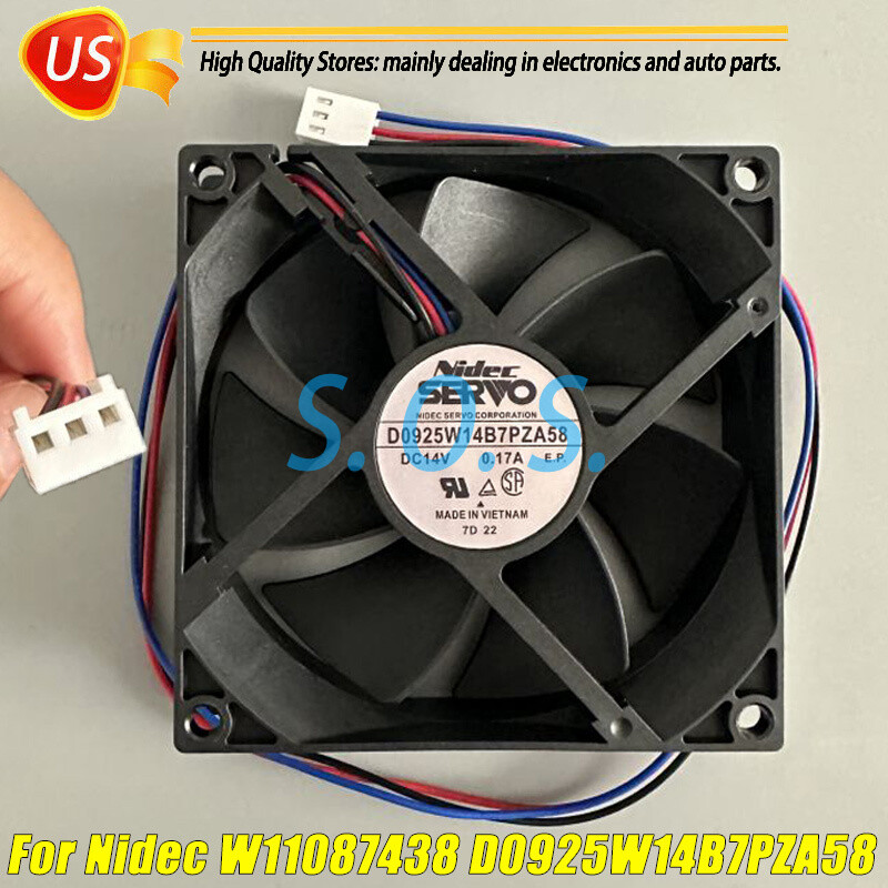 NEW Whirlpool Refrigerator Evaporator Fan Motor For W11087438 D0925W14B7PZA58