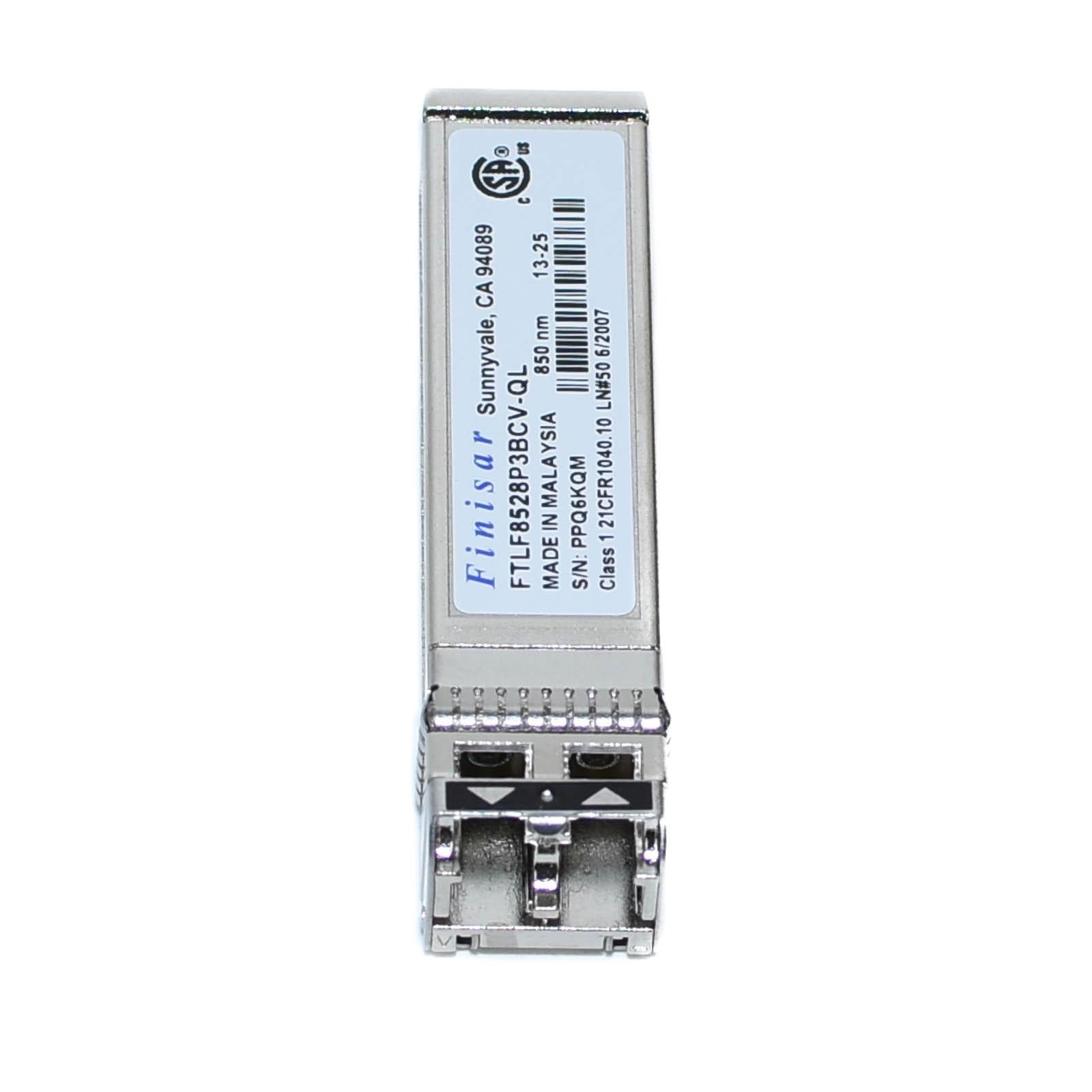 Finisar FTLF8528P3BCV-QL 8Gb Fiber Channel 150m 850nm Duplex LC SFP+ Transceiver