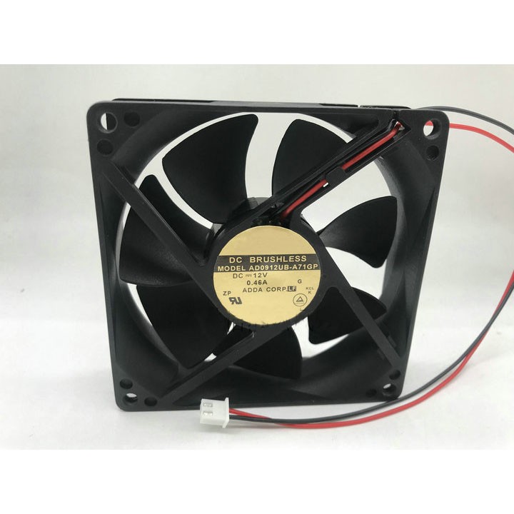 For ADDA AD0912UB-A71GP 12V 0.46A 92*92*25MM Cooling fan 2Pin