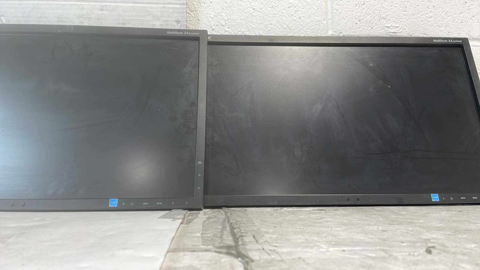 NEC MultiSync EA224WMi-BK 2012 L221VD 22" 1080p IPS Monitor No Stands Lot Of 2