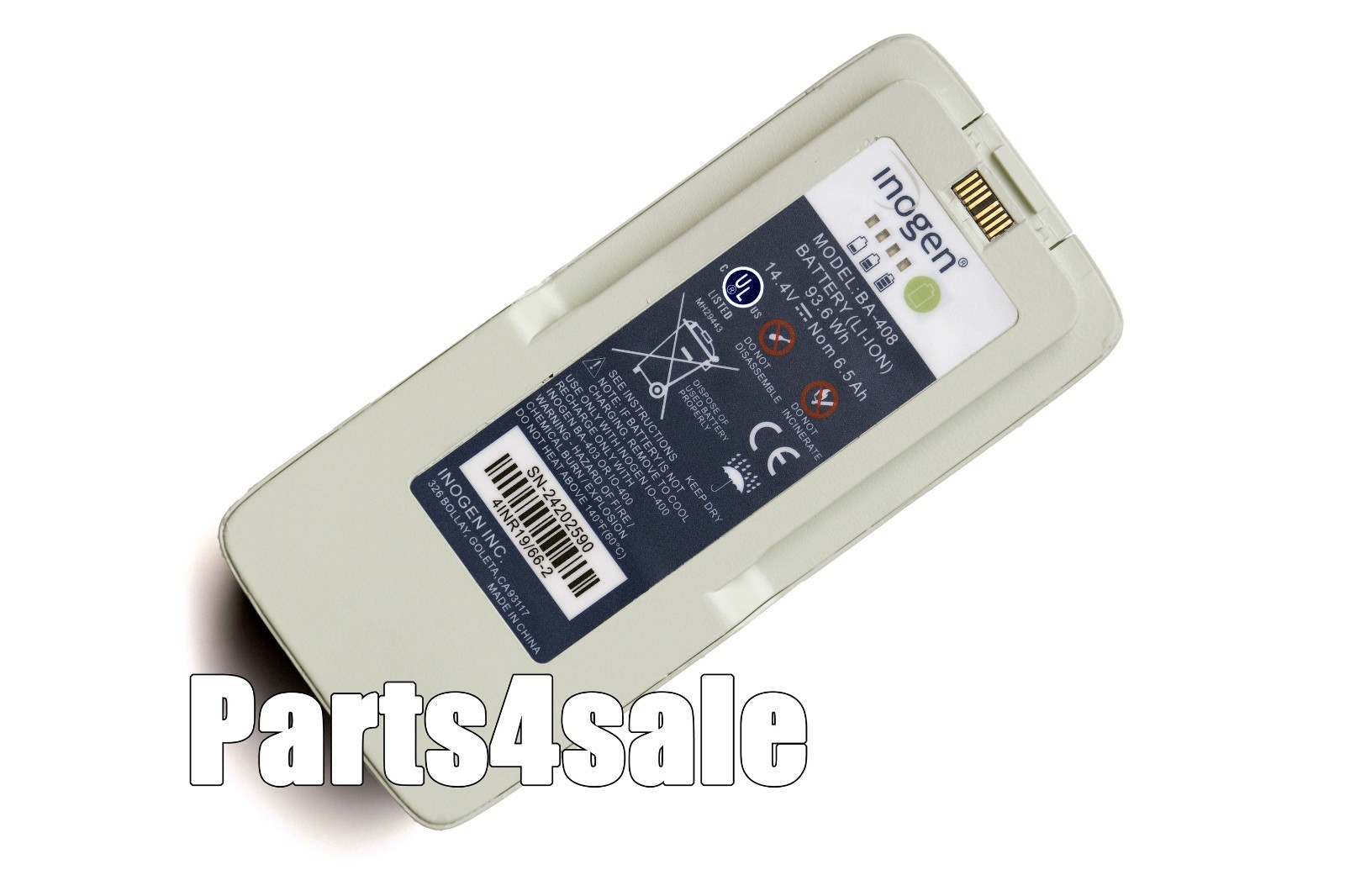 NEW Genuine BA-408 Double Extended Life Battery for Inogen G4 & OxyGo FIT 8-Cell