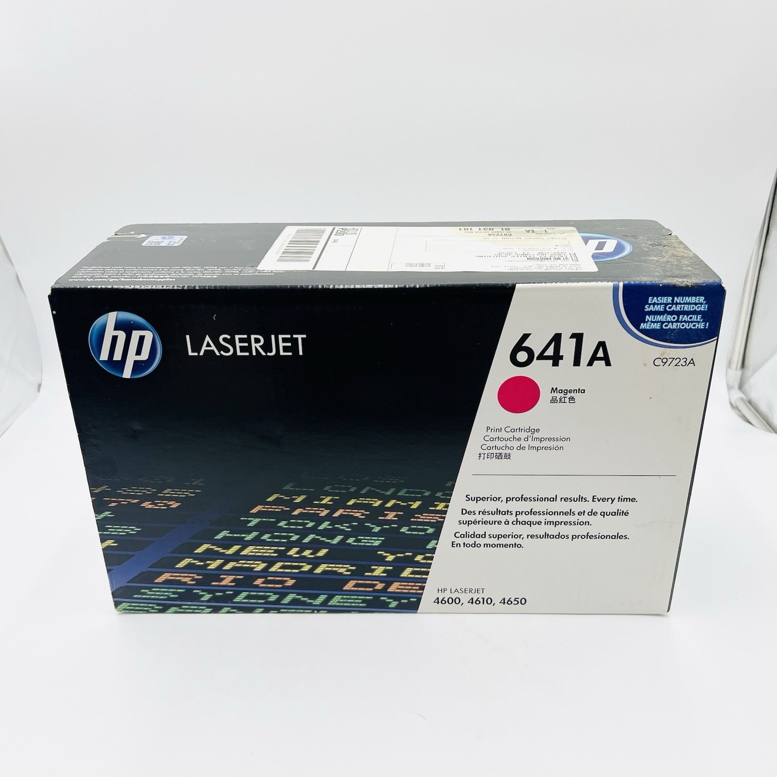 GENUINE HP C9723A 641A Magenta Toner Cartridge 4600 4650
