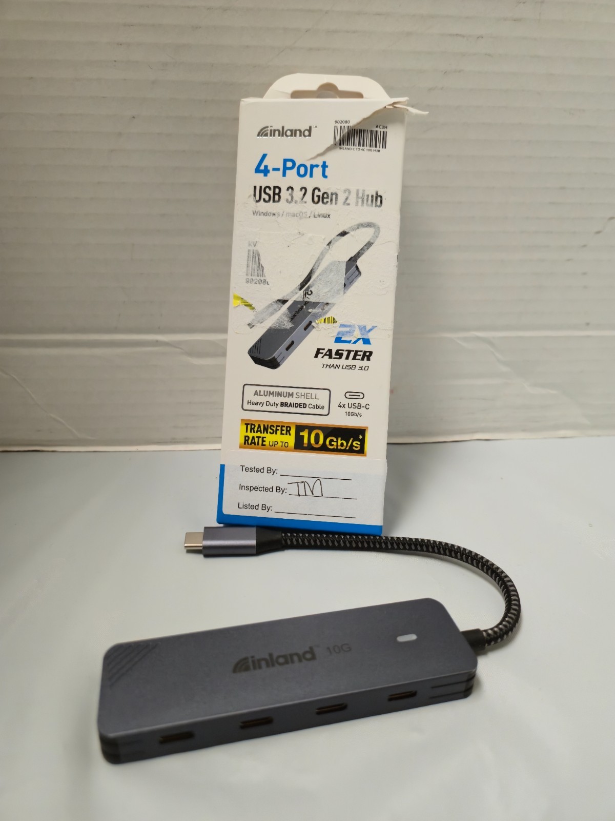 Inland 4-Port USB 3.2 Gen 2 Hub