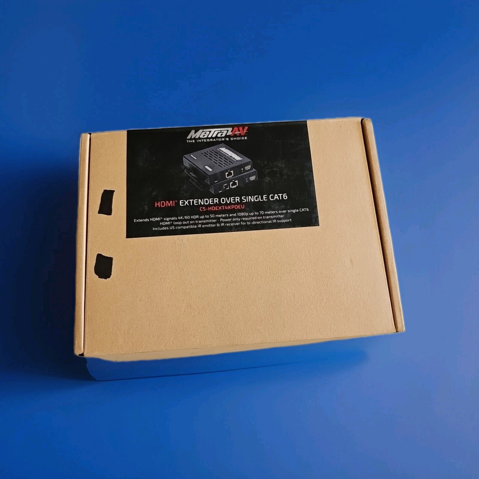 Metra CS-HDEXT4KPOEU 4K HDMI Extender Over Single CAT-6 Cable 