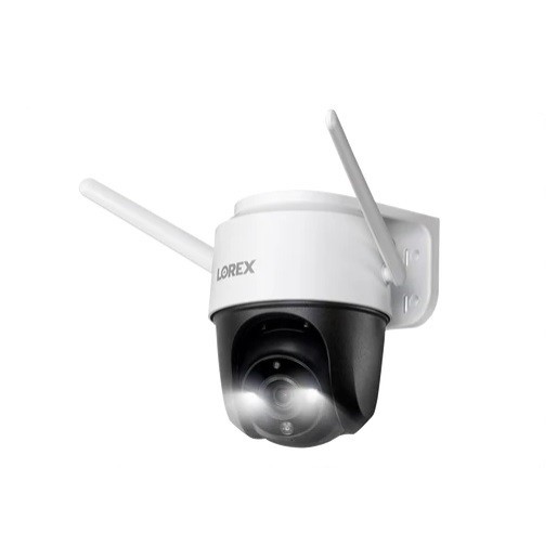 New Lorex 2K Pan-Tilt Outdoor Wi-Fi Security Camera with 32GB F461AQD-E