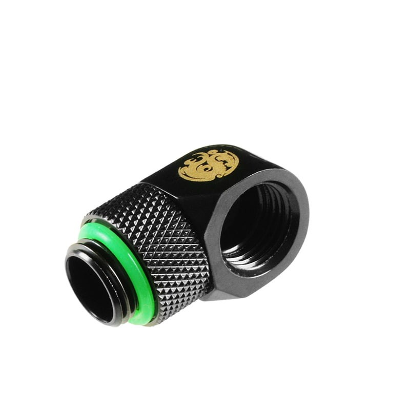 Bitspower International Adapter 90 Degree G1/4-Inch AG to IG Rotatable BP-MB90R