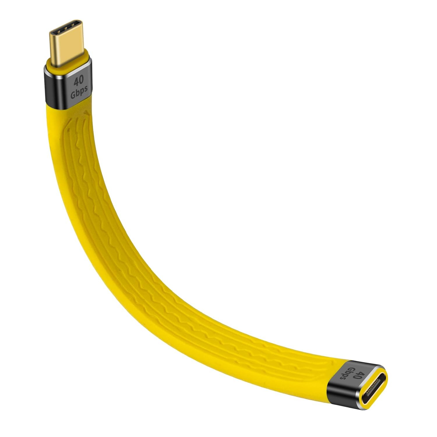 Cable de extensión USB C corto de 40 Gbps, extensión USB tipo C macho a hembra