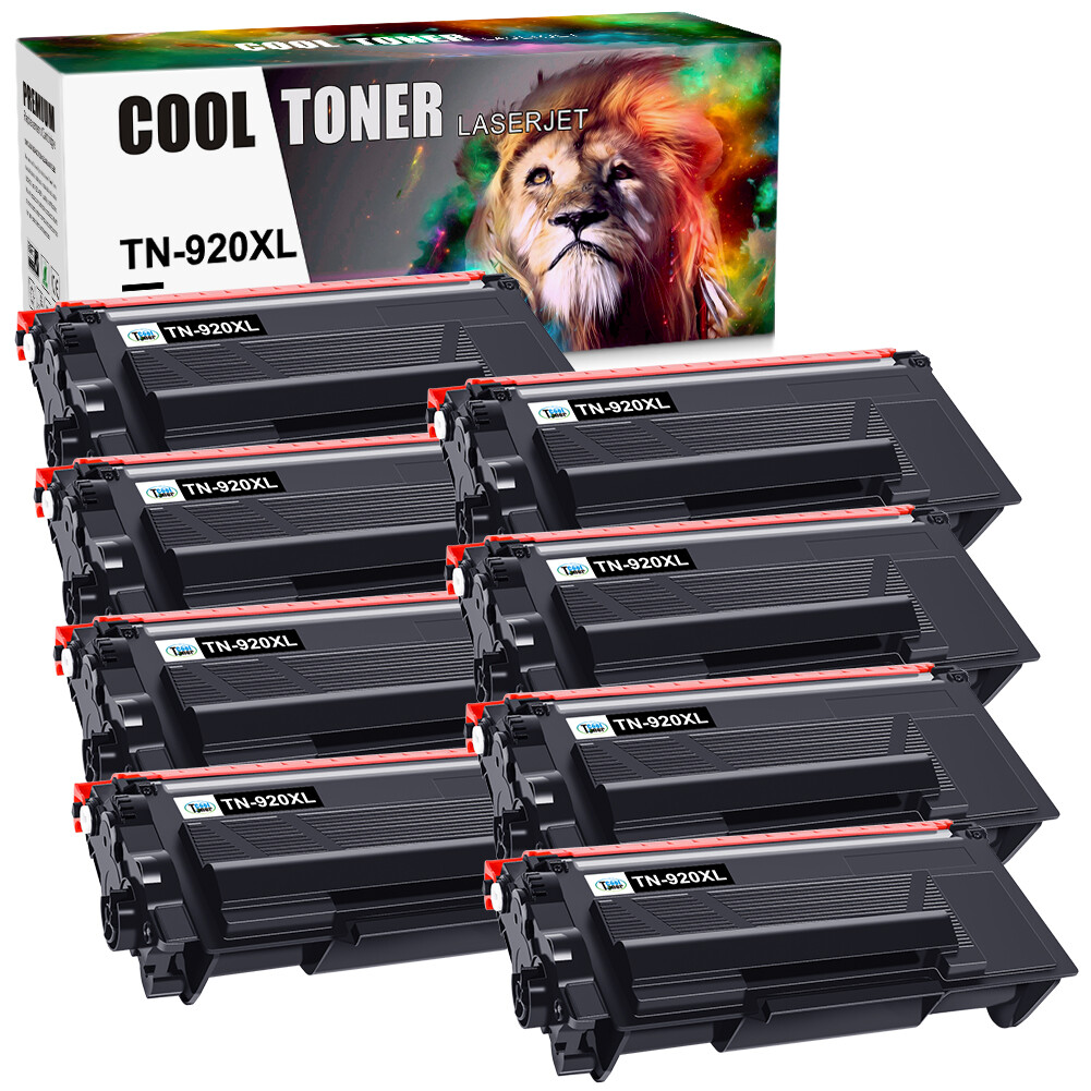8PK TN920XL Fits for Brother TN920 Toner HL-L6210DW L6217DW MFC-L5717DW L5915DW