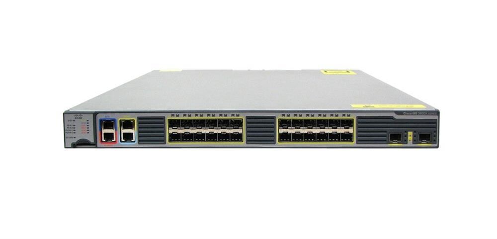 CISCO ME-3600X-24FS-M 24x SFP Port Access Switch DUAL AC POWER 3600X-24FS-M