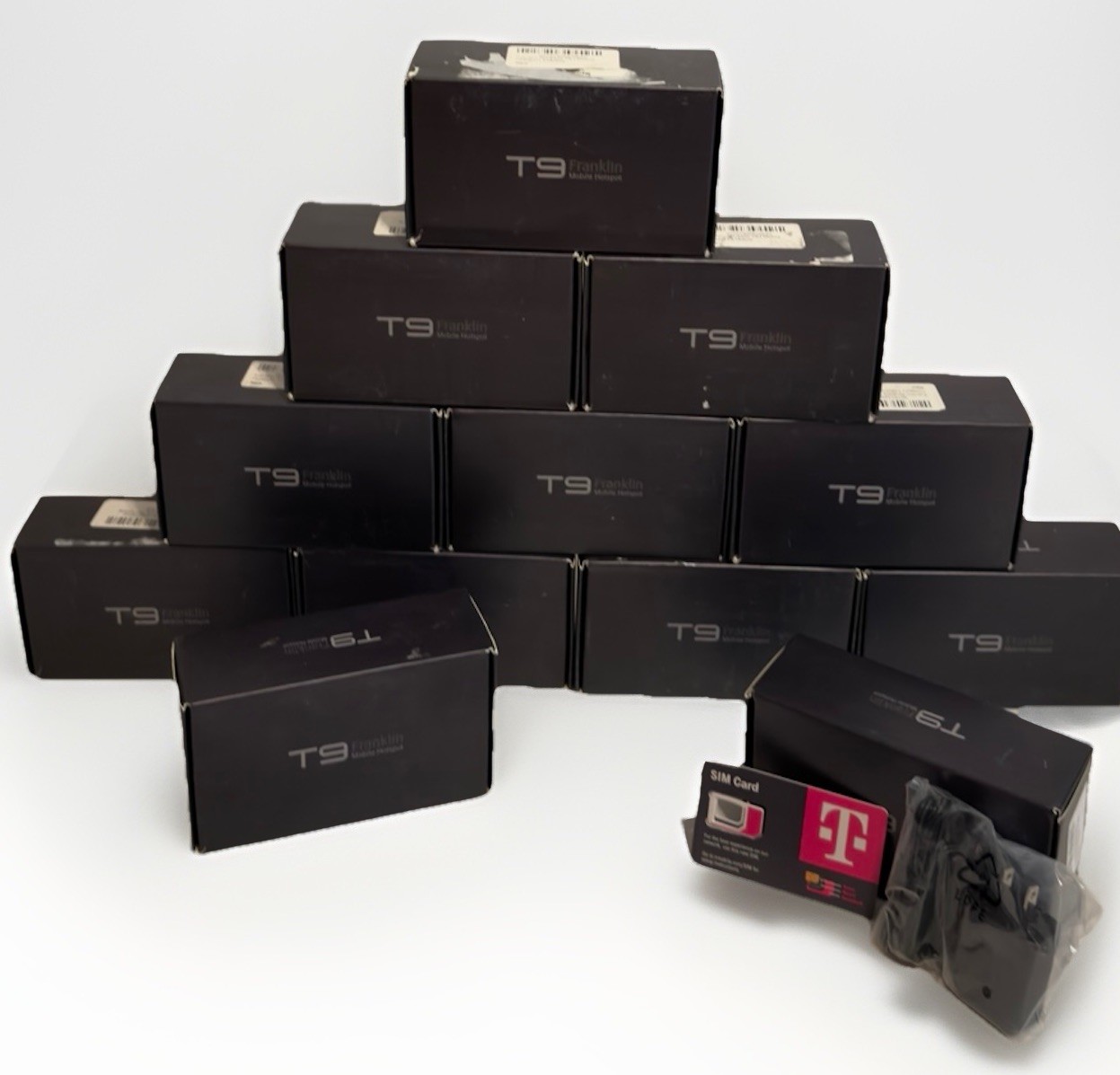 LOT 50 UNITS Franklin T9 Mobile Hotspot T-Mobile Wireless Wi-Fi Micro USB Black