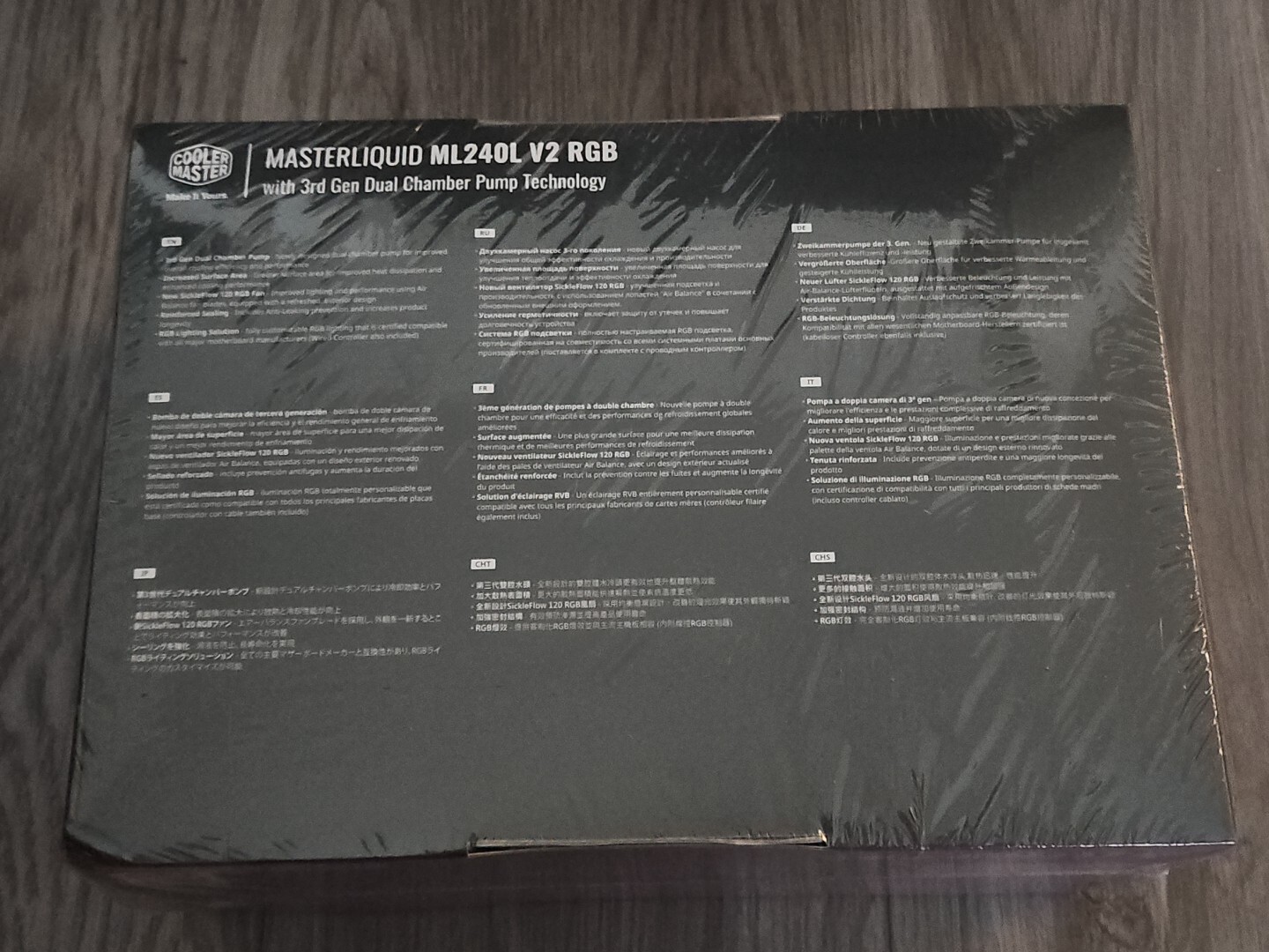 CoolerMaster MasterLiquid ML240L RGB V2, Close-Loop AIO CPU Liquid Cooler