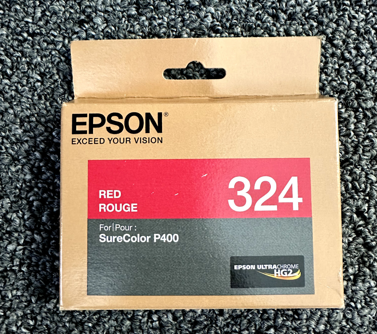 Epson 324 Red UltraChrome HG2 Ink T324720 SureColor P400 Exp=10/2024