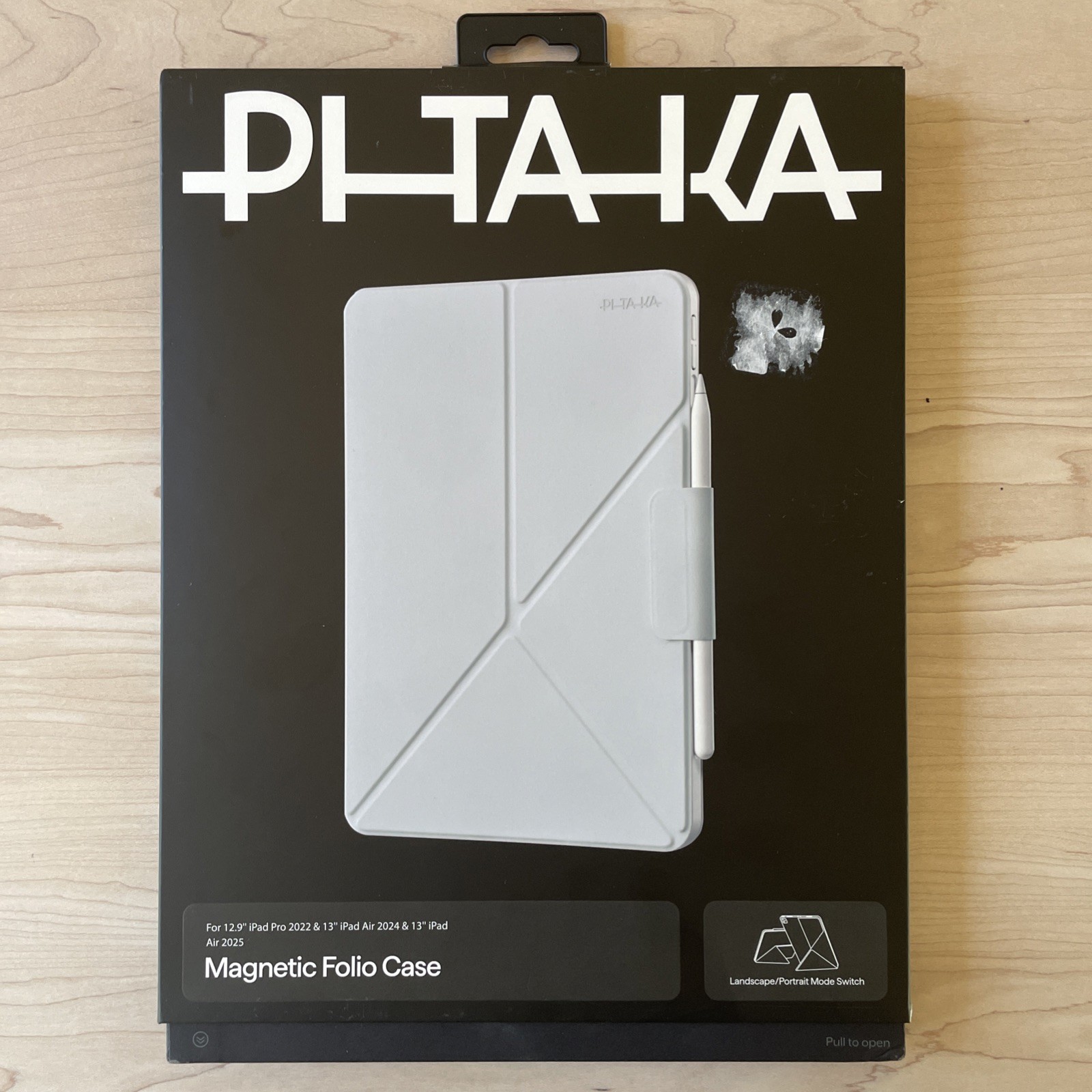 Pitaka MagEZ Folio 2 for iPad Pro 12.9 2022 & iPad Air 13 2024/2025, Light Blue