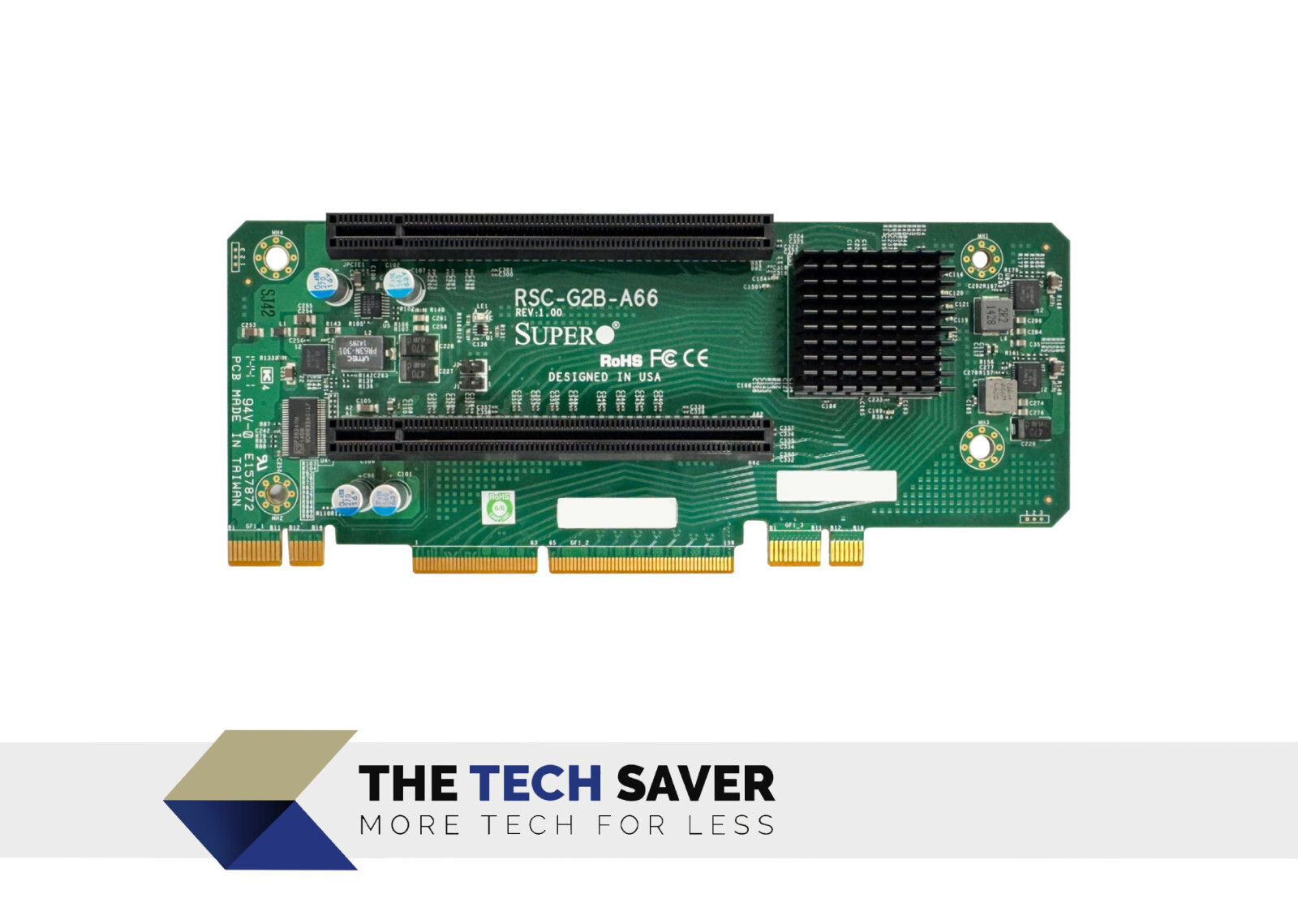 Supermicro GPU Left-Side Active Riser Card RSC-G2B-A66, 2U