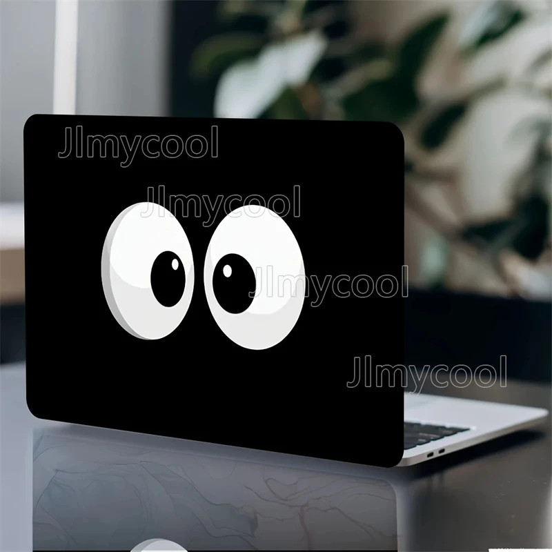 2 Cute Eye Waterproof Vinyl Cat Stickers Design Notebook Computer Stickers