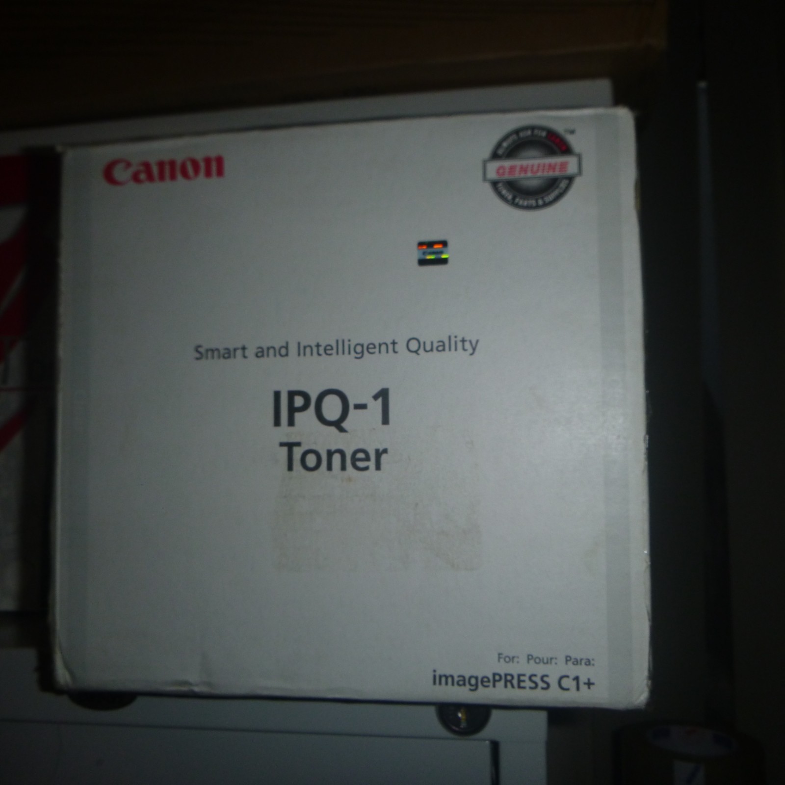 Genuine Canon 3229B003AA IPQ-1 Toner Cartridge *CLEAR* ImagePressC1+ *BRAND NEW*