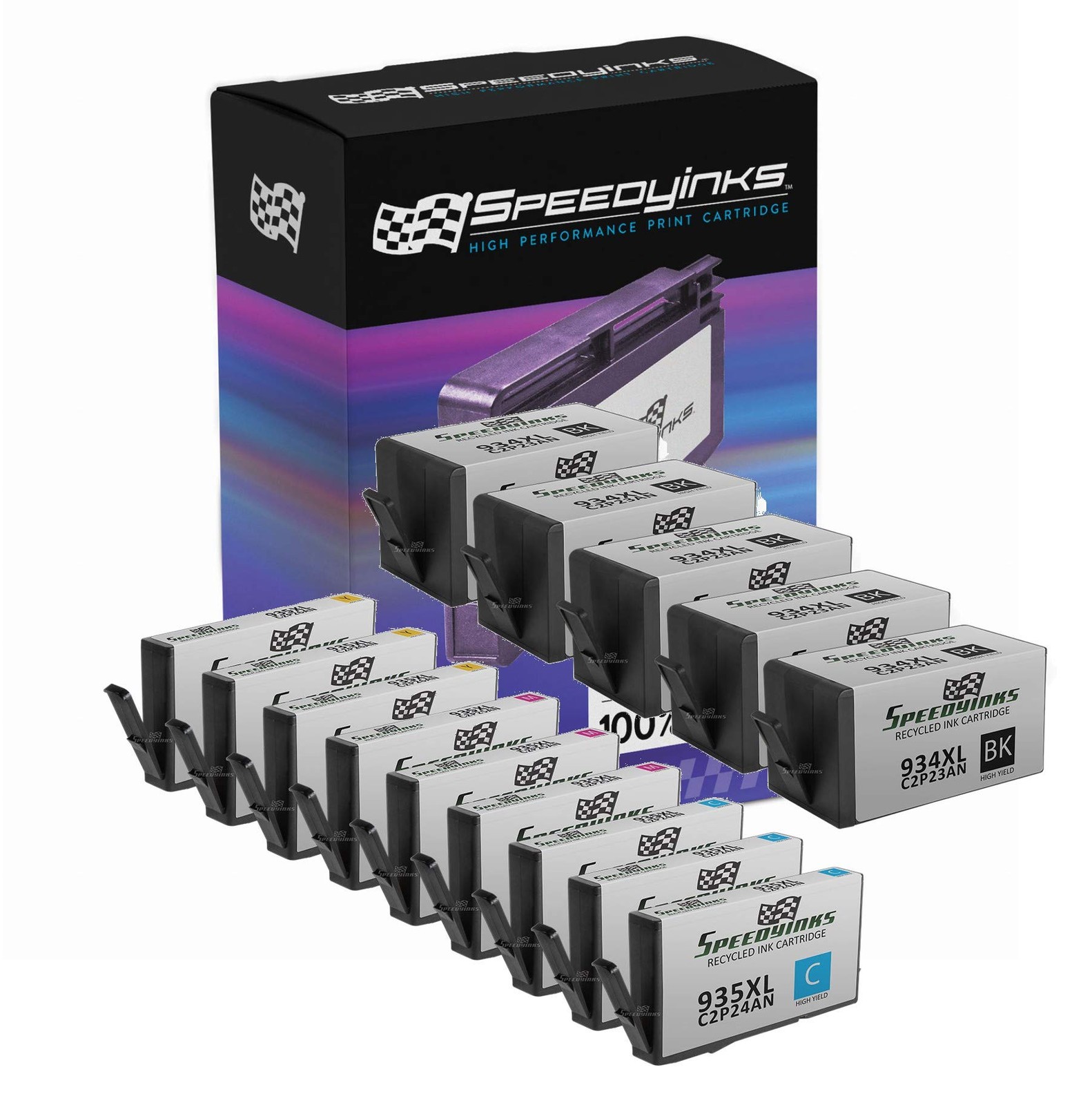 14pk 934XL 935XL Black & Color Printer Ink Cartridge for HP OfficeJet Pro 6830
