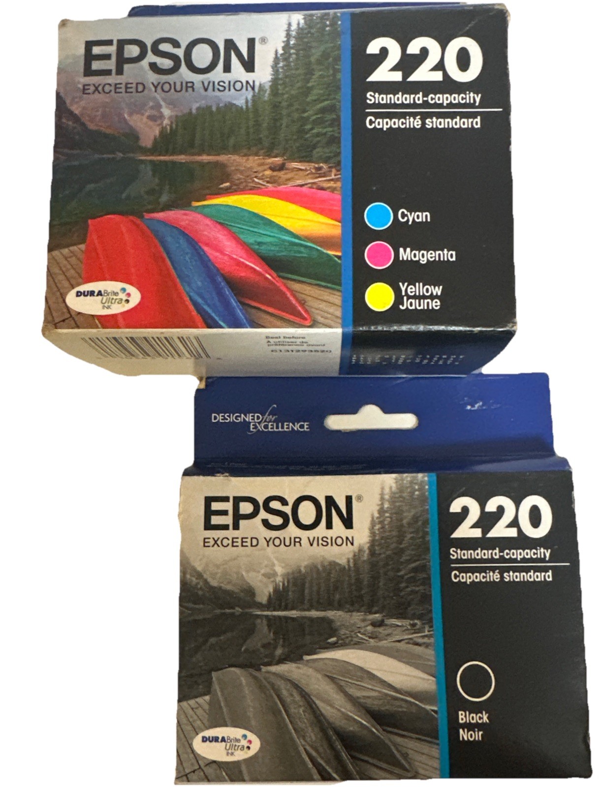 Epson  Lot (2).  Black,, Cyan/Magenta/Yellow 2018-2019