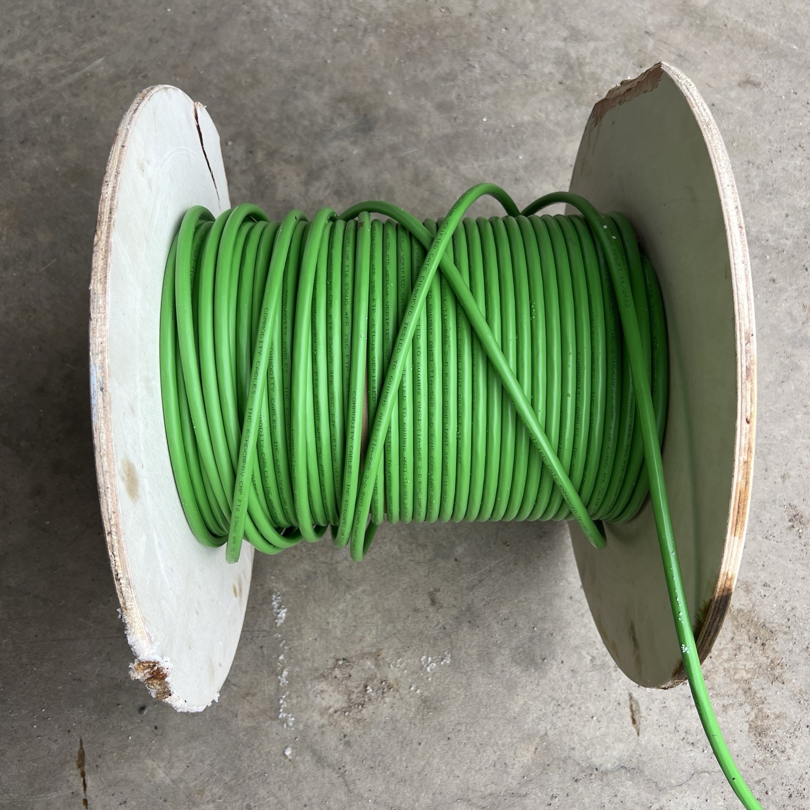 50’ Feet CAT6 Cable 6SHDCMPRV | 4 Pair - FT6 - 23 AWG - Shielded Plenum - 2-D