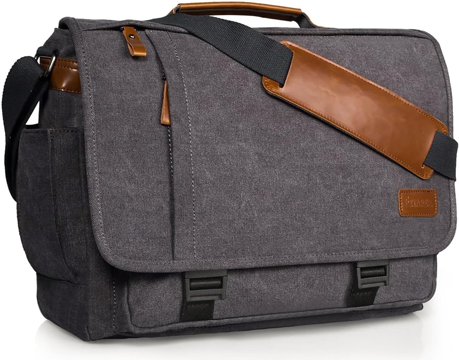 ESTARER Men Messenger Bag 1717.3 Inch Laptop Bag Waterresistant Canvas Comput...