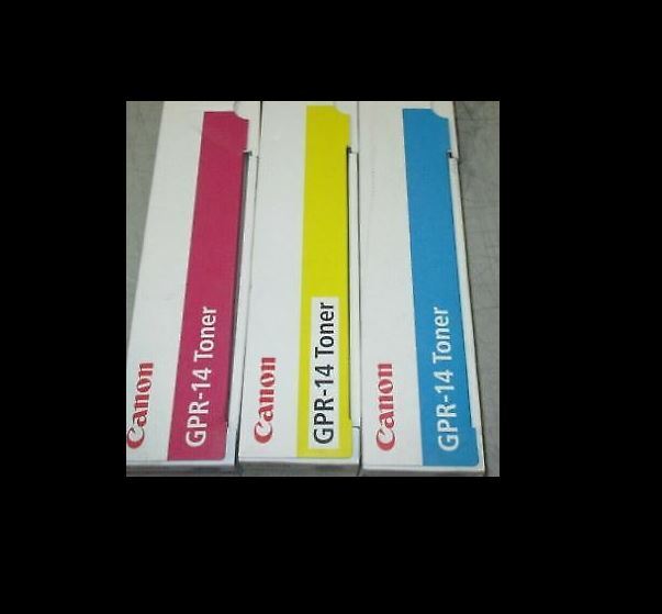 New  3 X Genuine Canon IR C6800 IR C6870 IR C5800 IR C5870 color Toner GPR-14