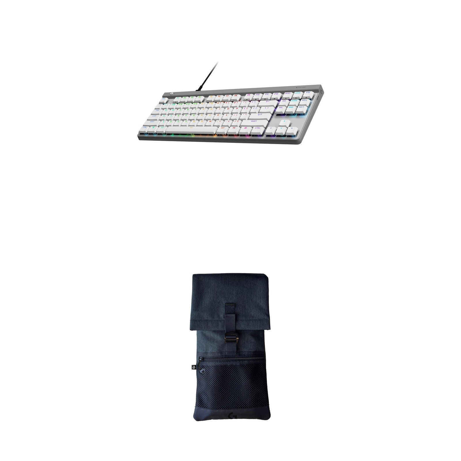 Logitech Gaming Bundle: G515 TKL Keyboard + Sleeve - White