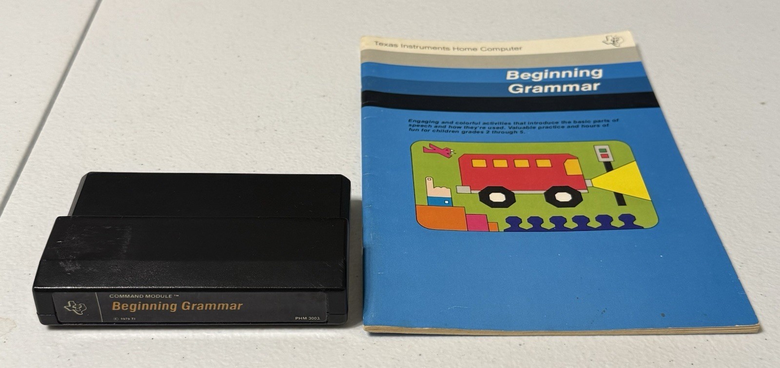 Beginning Grammar - Texas Instruments TI-99/4a Cart & Manual