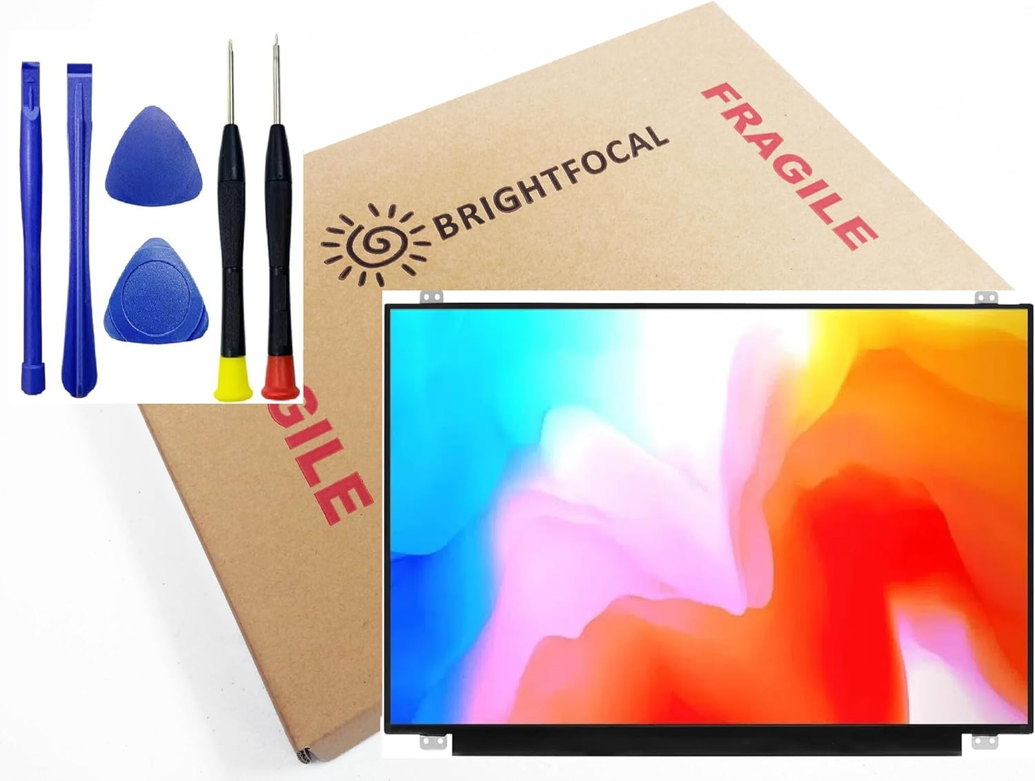 15.6" FHD Matte IPS LCD Screen Replacement with Tool