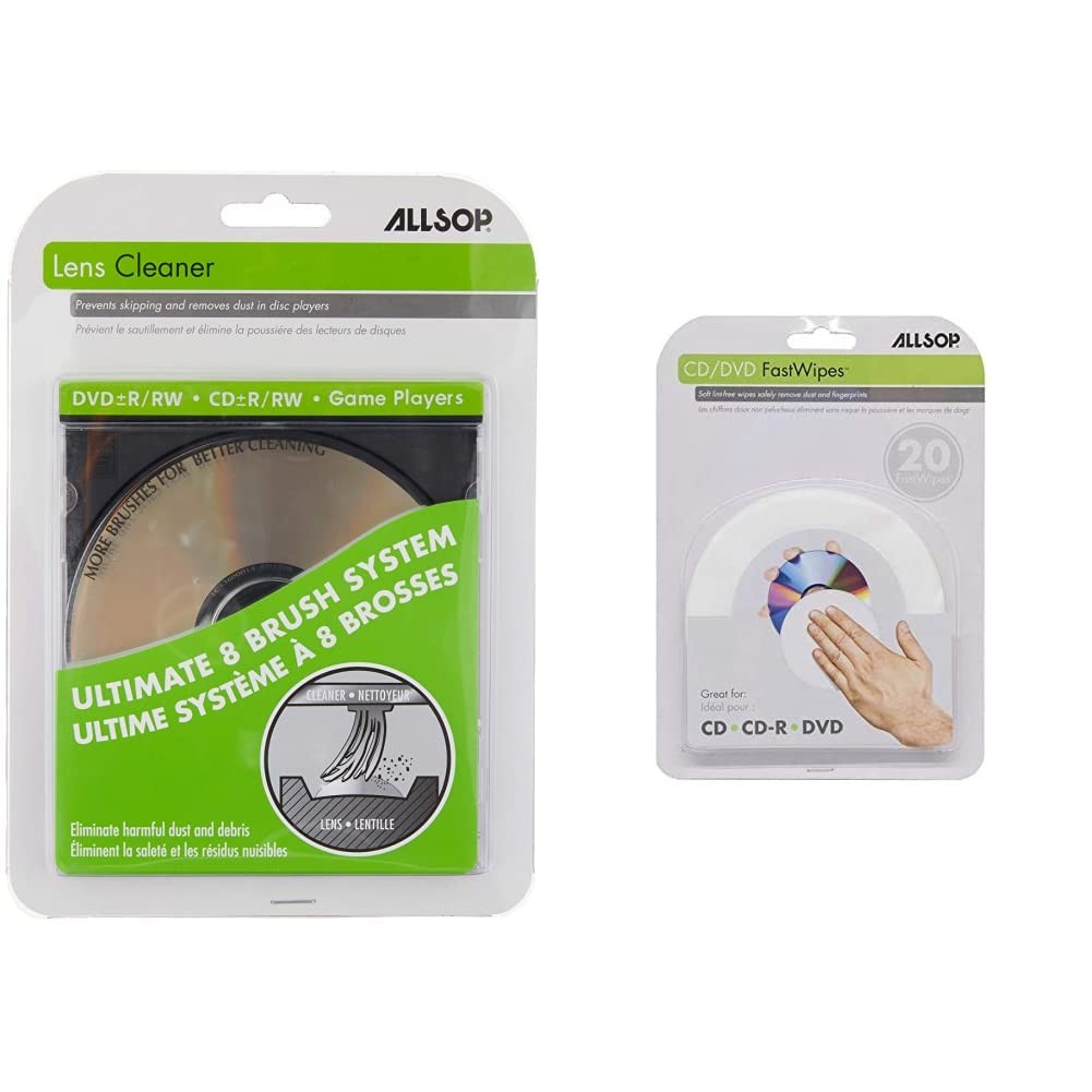 Allsop Eight Brush CD Laser Lens Cleaner