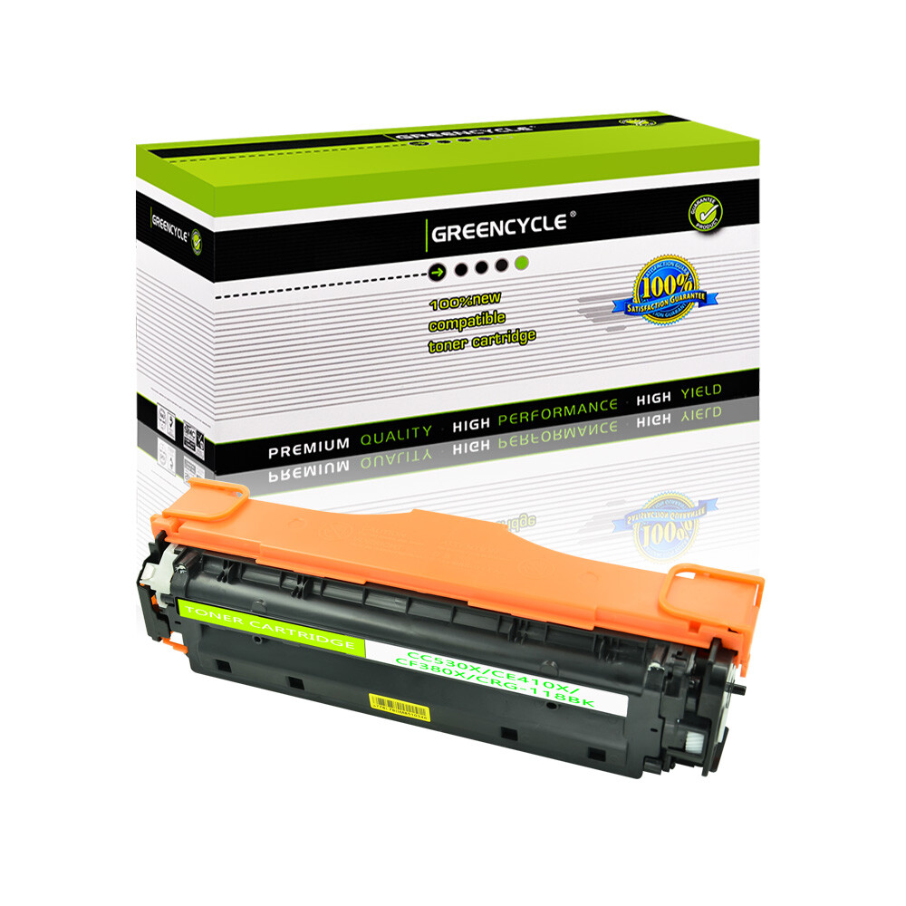 1PK Black High Yeild Toner For HP CC530X 304X Laserjet CP2025N CP2025DN CP2025X