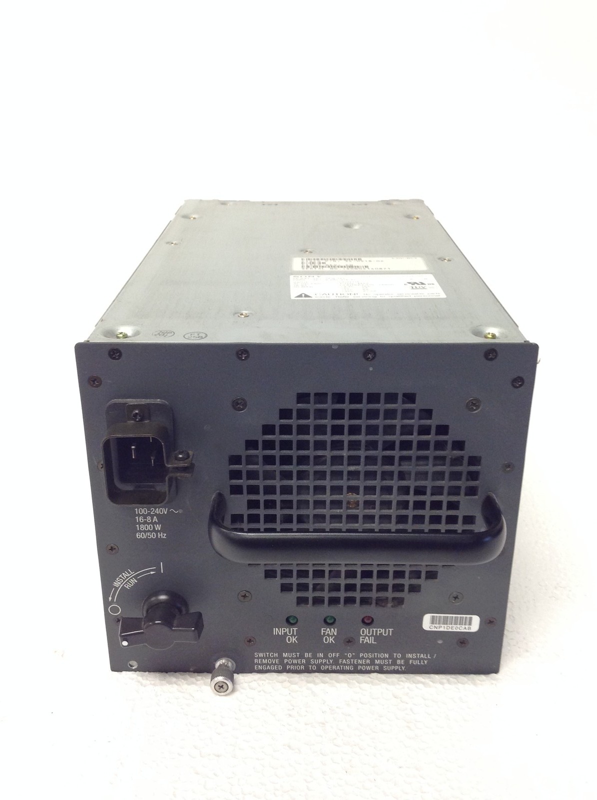 Cisco Sony APS-122 1300W Power Supply Unit For Catalyst 6000/6500 Series, WORKS