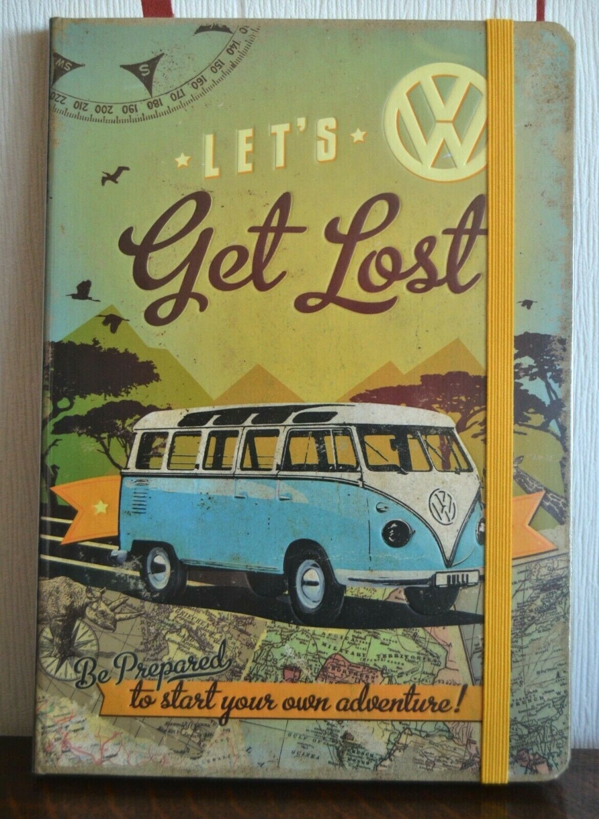 Nostalgic Art NOTEBOOK "VW BULLI - LET'S GET LOST", A5, 128 pages, New