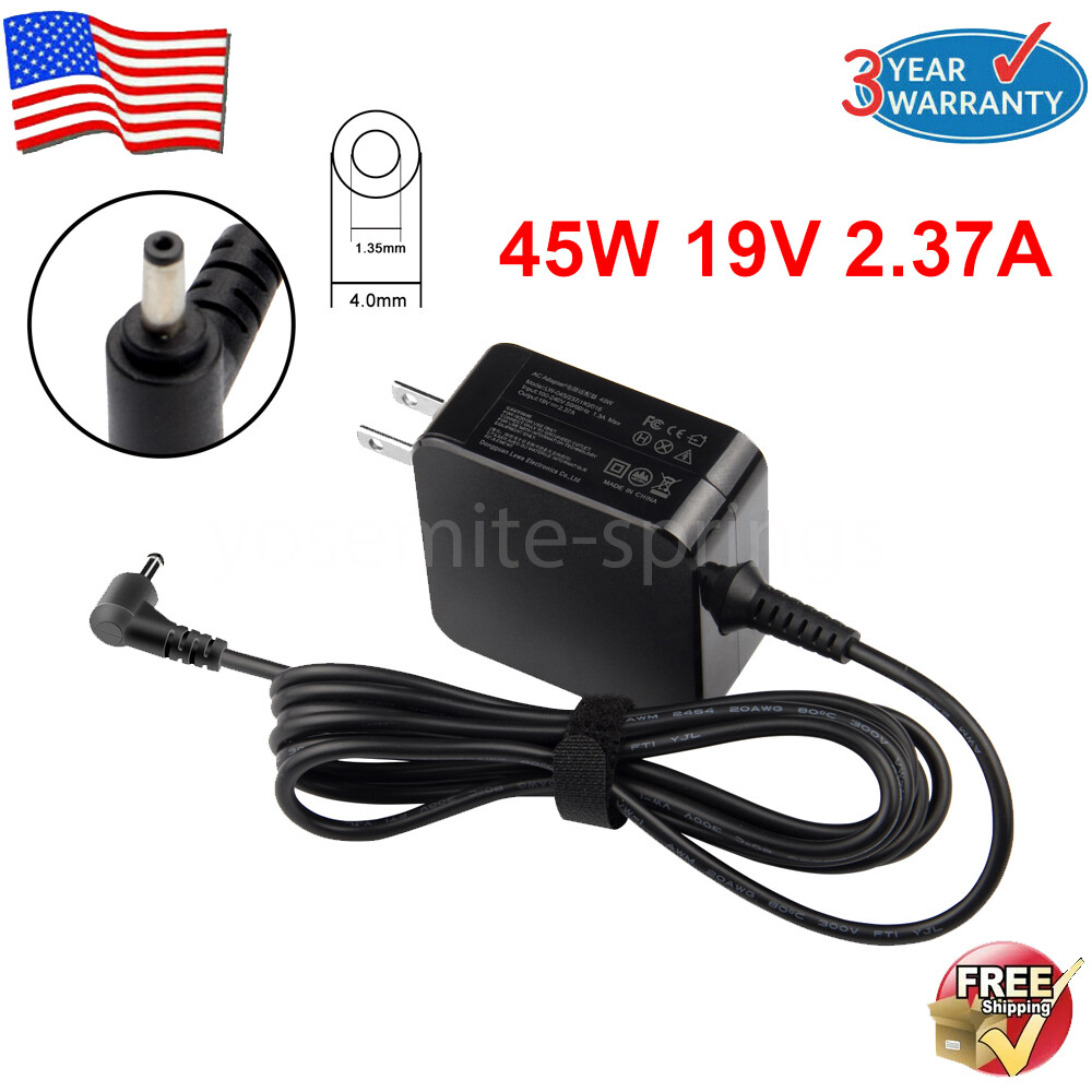 For Asus 19V 2.37A 45W Laptop Charger AC Adapter Power Supply Cord for AD883J20