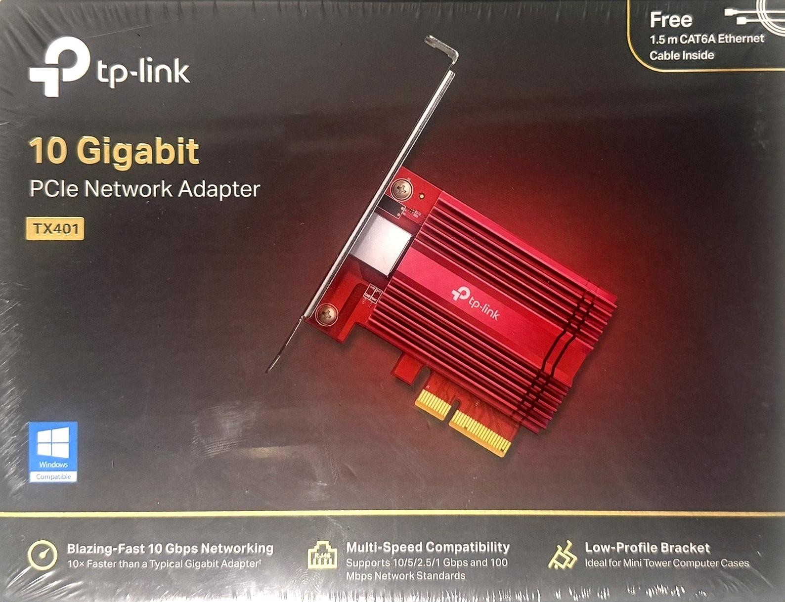TP-LINK TX401 Network Adapter - Red