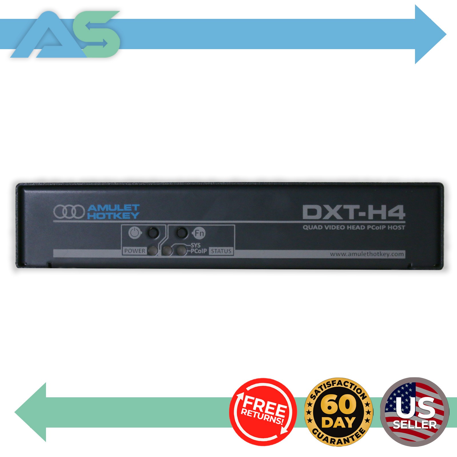Amulet Hotkey DXT-H4 Quad Video Head PCoIP Host Fully Managed | CA-THA4-1120