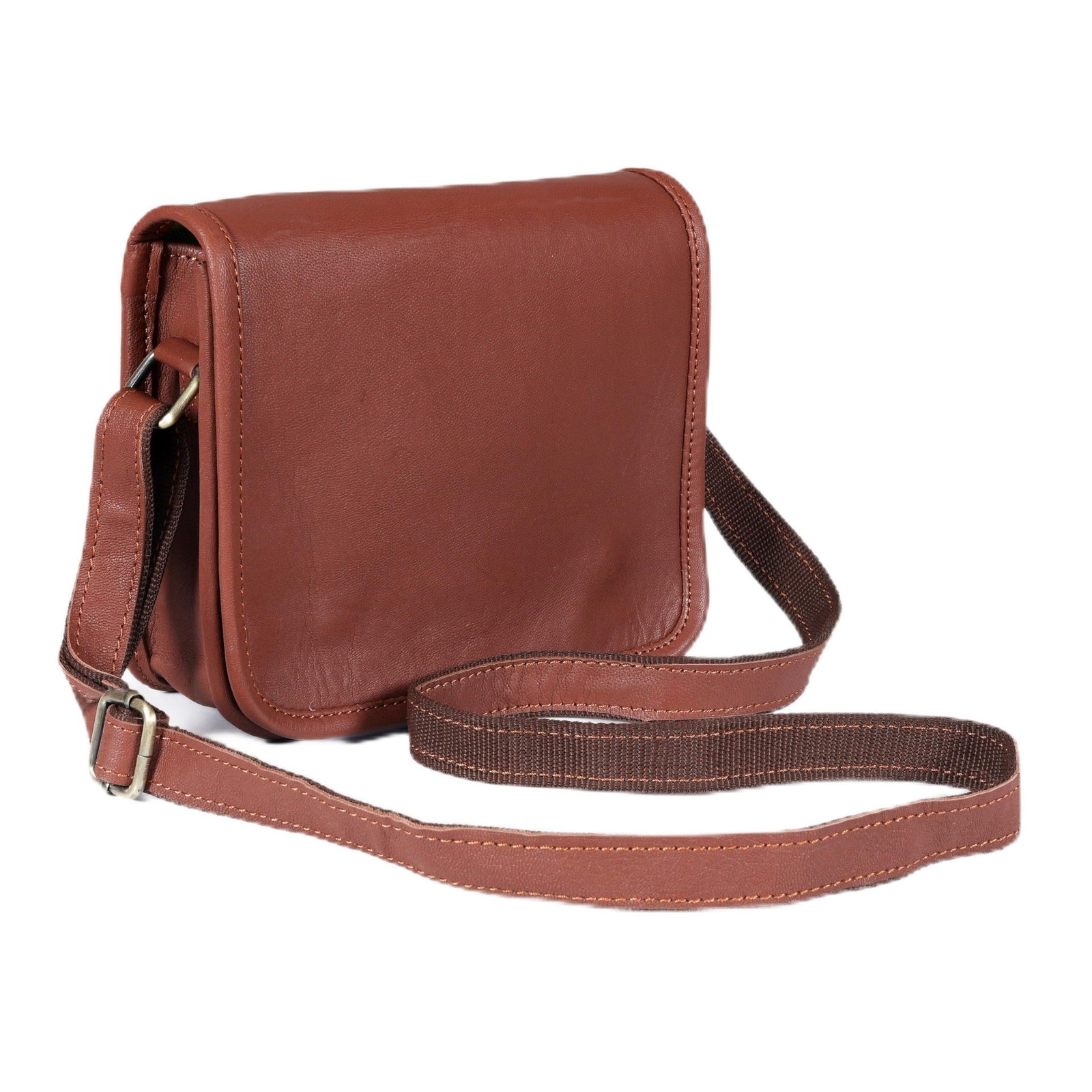 11 inch Small Handmade Crossbody Shoulder Genuine Leather iPad/Tablet Vintage...