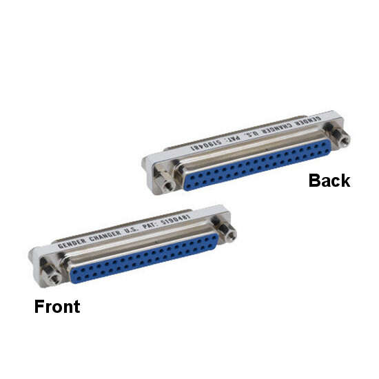 Kentek Mini DB37 37Pin Female/Female Adapter Coupler RS-423 PC Expansion Boards