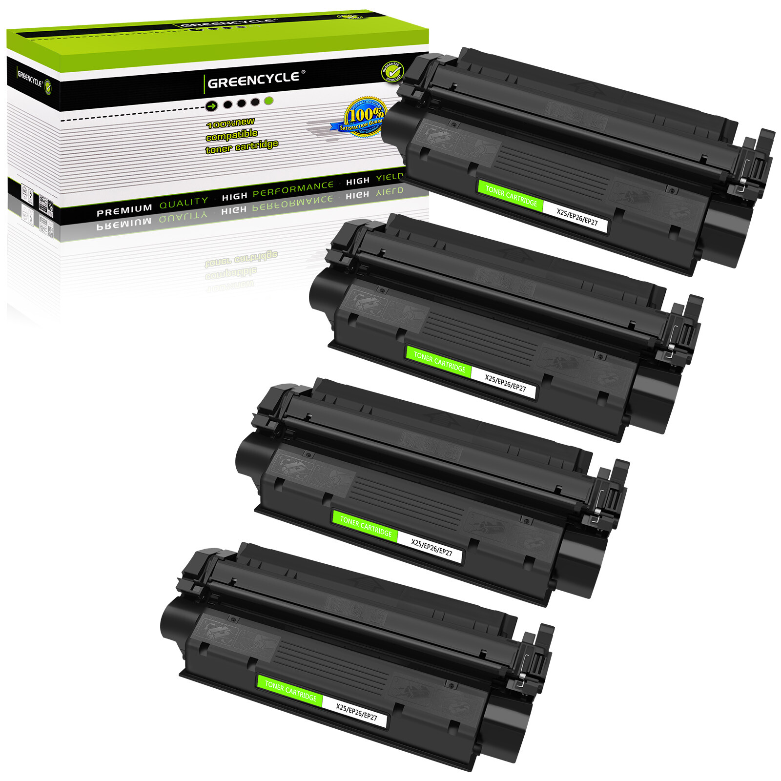 4PK X25 EP26 EP27 Toner Cartridge Fits For Canon MF5750 MF5770 LBP3210 LBP3200