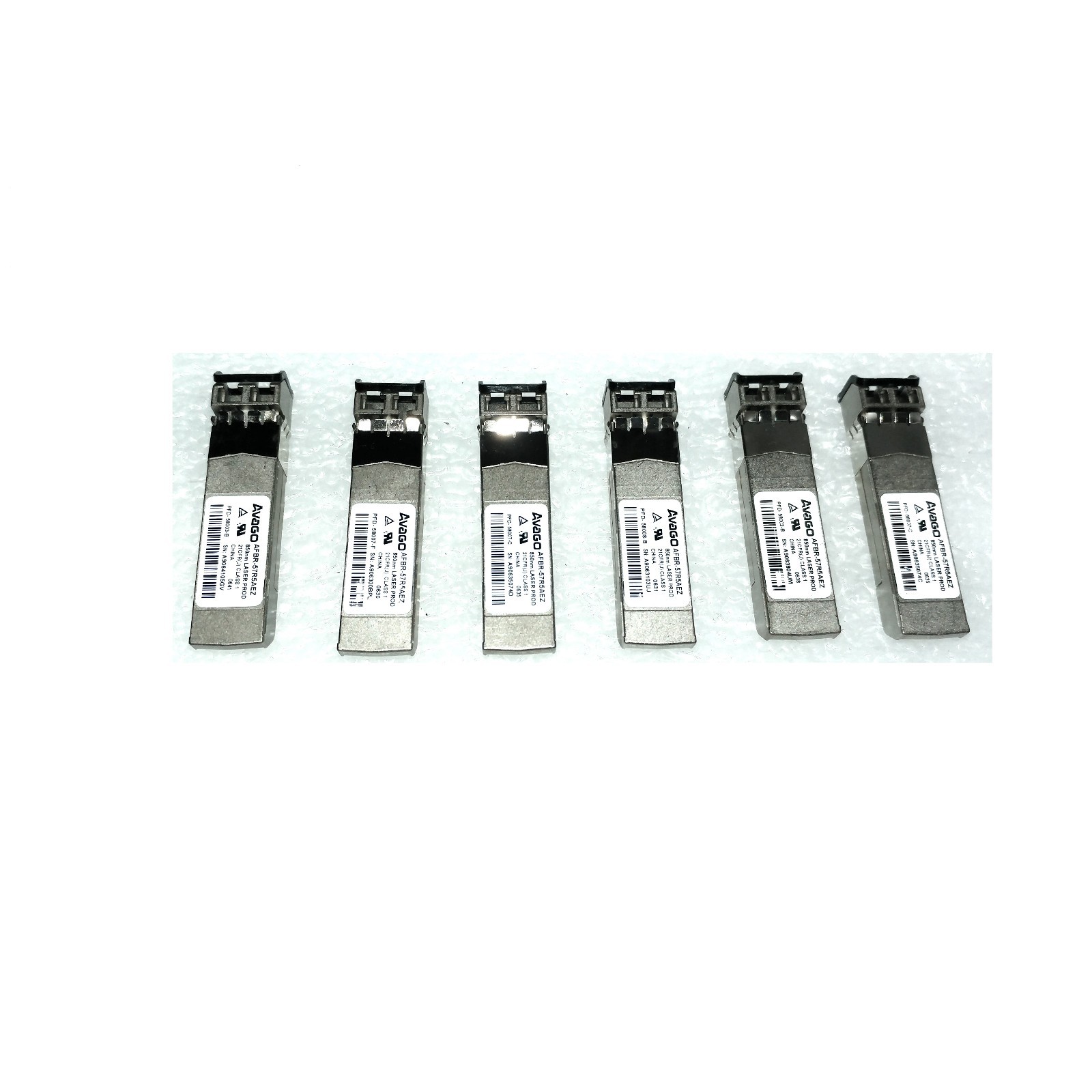 Avago (Lot of 6) 4GB 850nm SFP Transceiver Modules AFBR-57R5AEZ